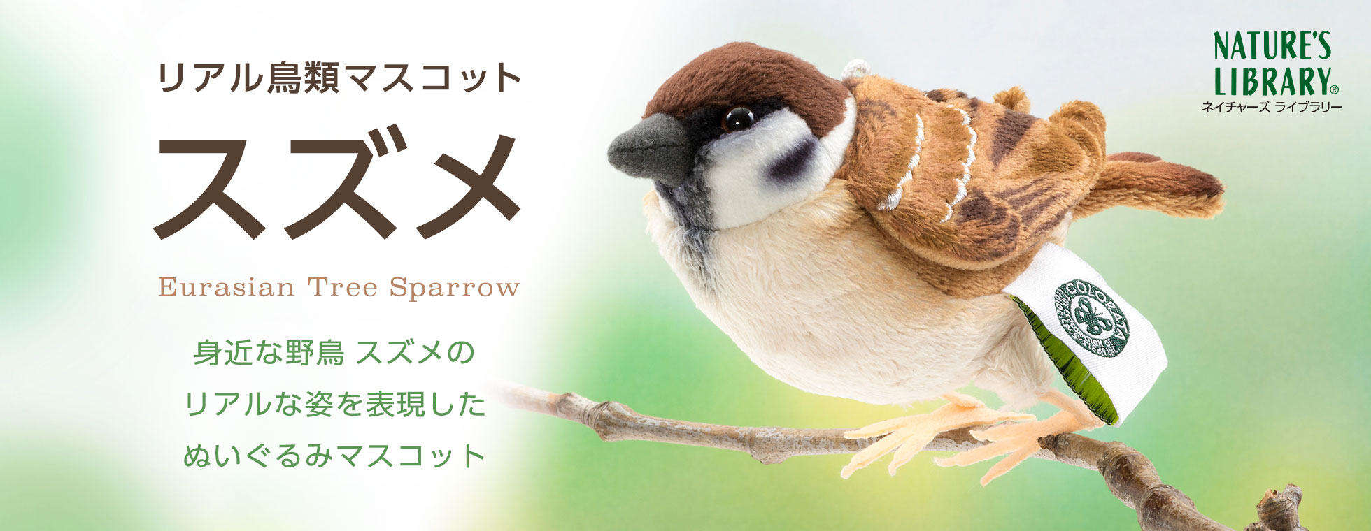 リアル鳥類マスコット スズメ