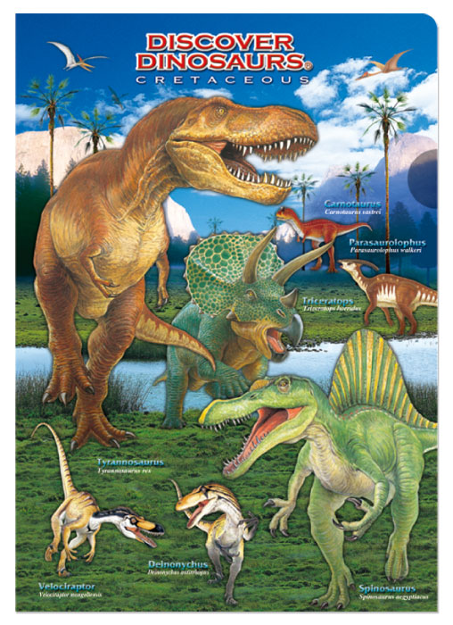 動物 生物 クリアケース ａ４ 白亜紀の恐竜 カロラータ オンラインショップ