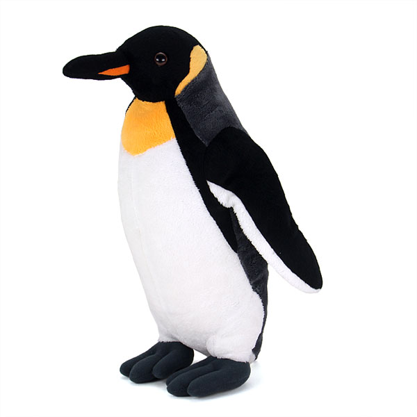 動物 生物 ぬいぐるみ リアルペンギンファミリー キングペンギン 親 